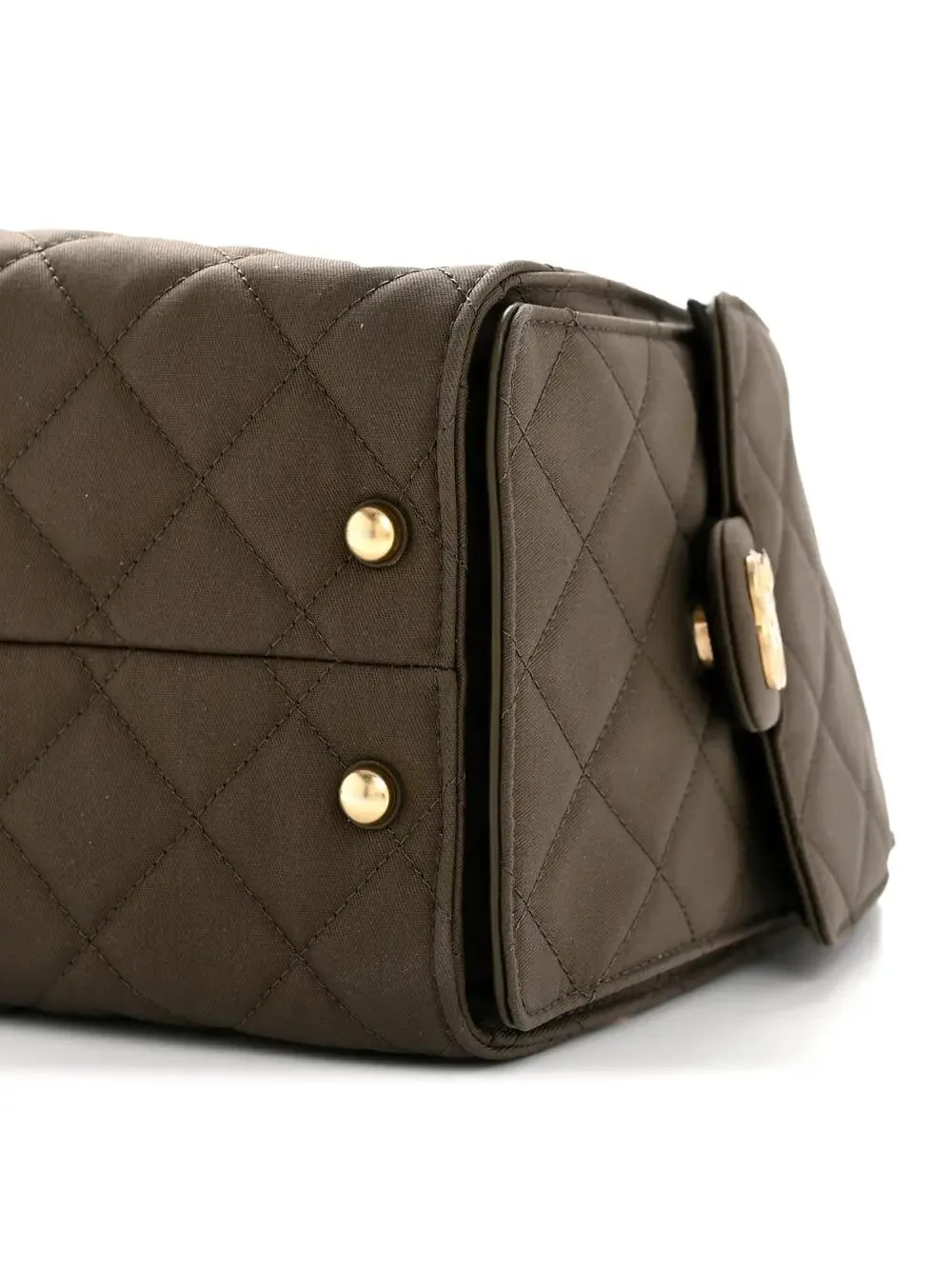 Canvas Quilted Small Chanel 25 Handbag #339671C89B
